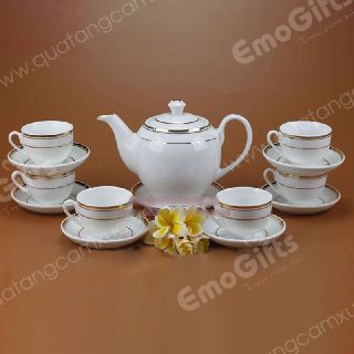 Bộ bình trà vàng cao cấp 