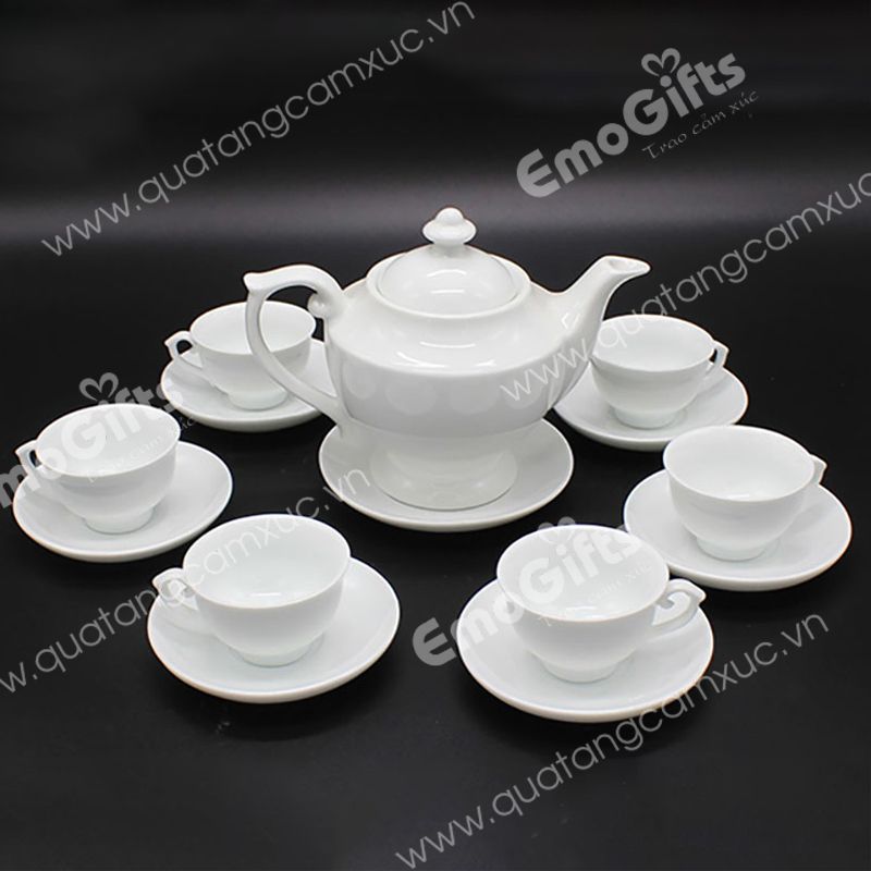 Bộ ấm chén Bát Tràng 